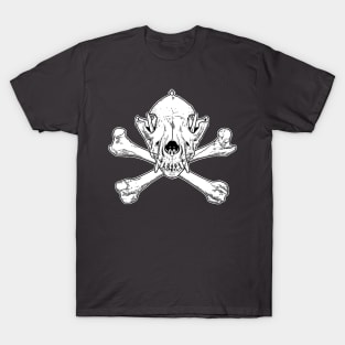 Wolf Skull and Bones T-Shirt